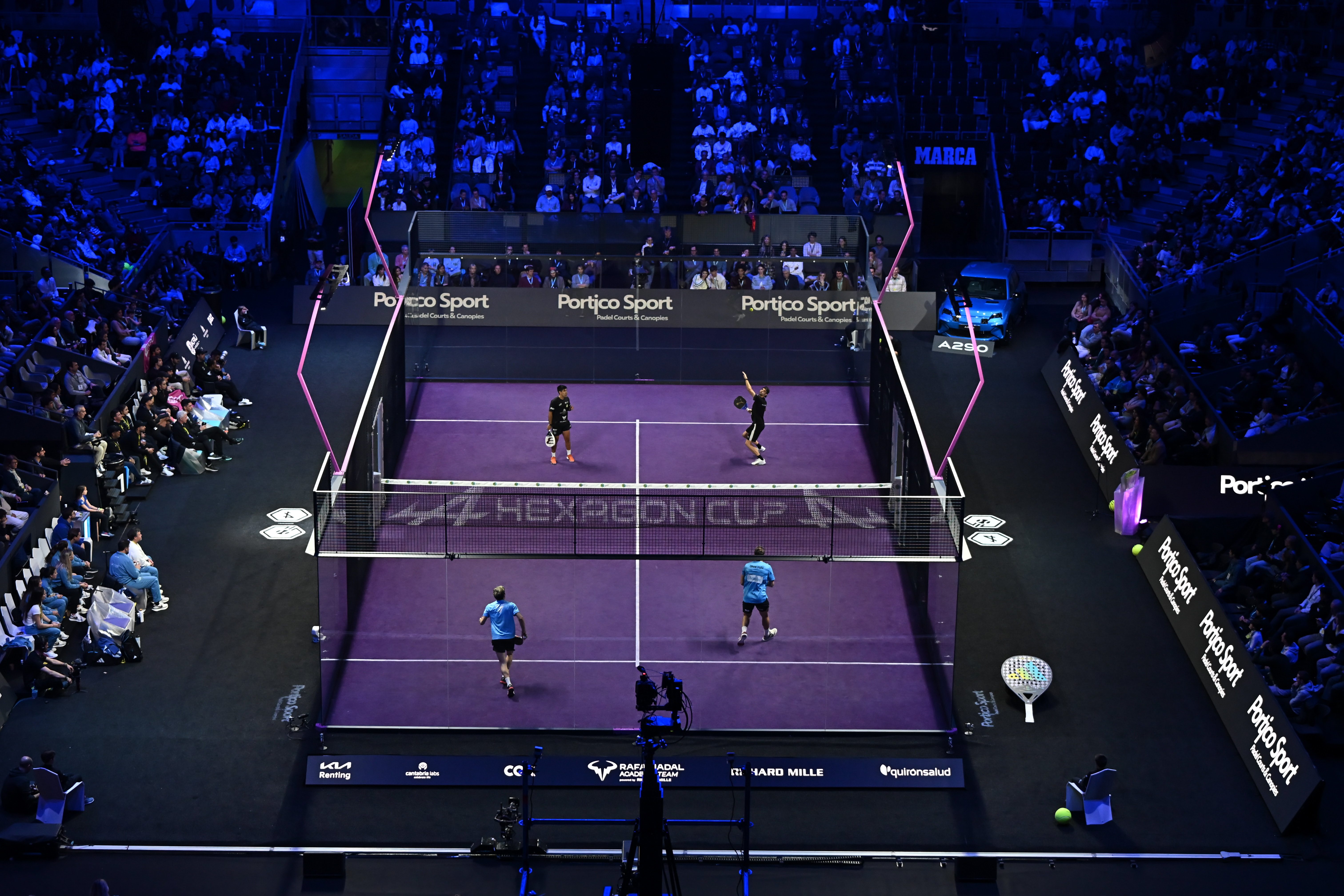 Offizieller Padelplatz des Hexagon Cups